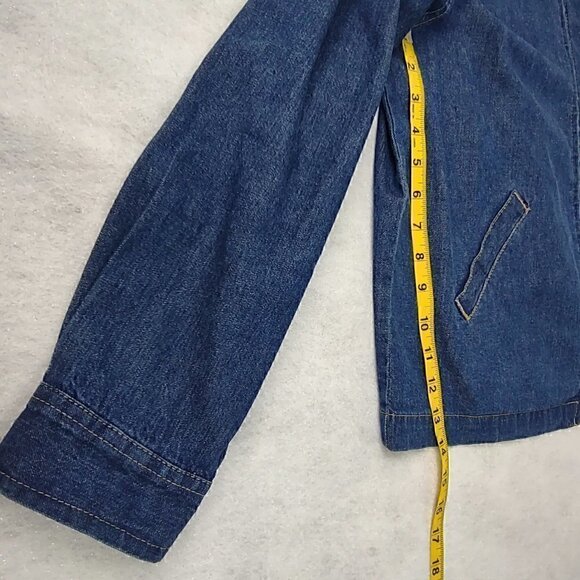 Erika Blue Jean Denim Jacket Size M - Picture 8 of 11
